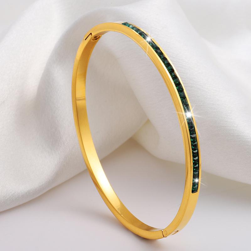 Europäisches & Amerikanisches Luxus Zirkon Stern Armband: Vielseitige, Elegante, Lichtechte Mode für Damen