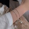 925 Sterling Silver French Sparkling Bracelet for Women Luxury Temperament Girlfriends Party Jewelry Gift