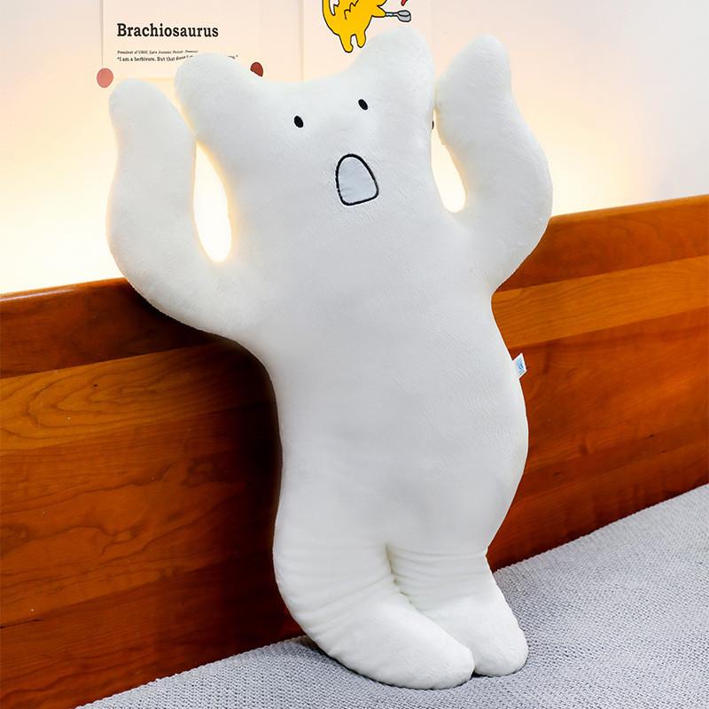 

Creative Long Cat Plush Toy With Feather Cotton Filling For Kids And Girls Birthday Gift 50cm