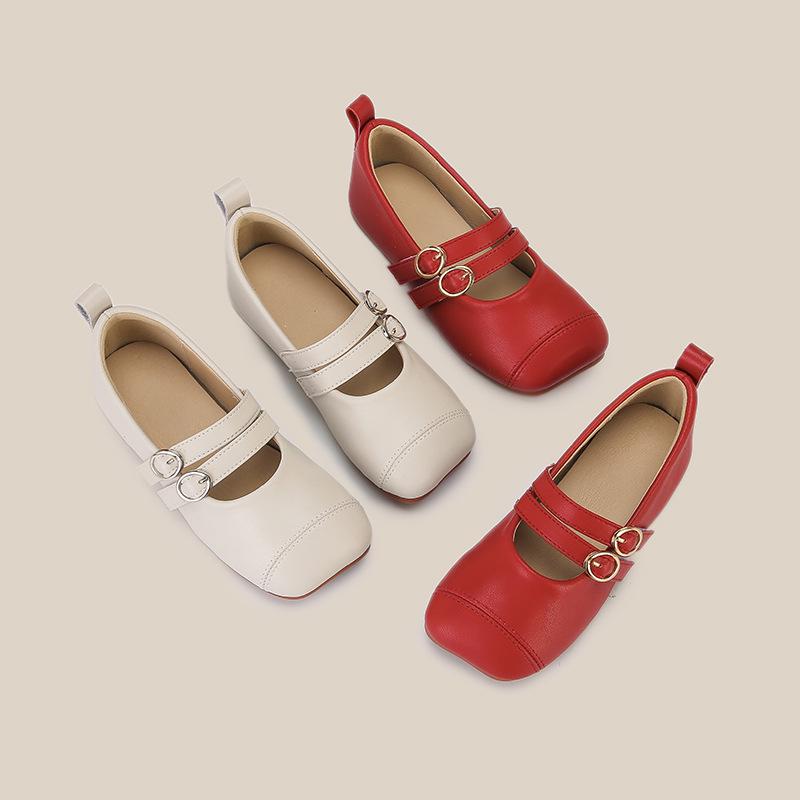 Genuine Leather Mary Jane Princess Shoes for Children - Spring & Autumn Fashion Korean Style
