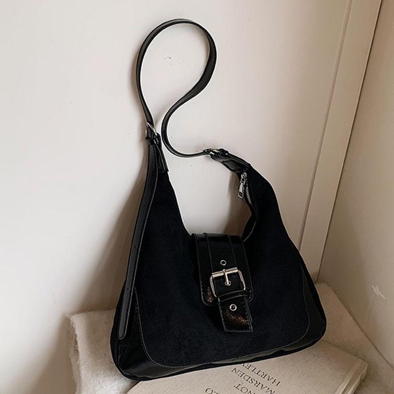 

Винтажная матовая сумка женская модная универсальная сумка-тоут высокого класса повседневная сумка-мессенджер сумка под мышкой чёрный