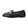 Fabio Rusconi Square Toe Chain Flat Loafers F41645 Women's Sizes 24.5cm-25.0cm