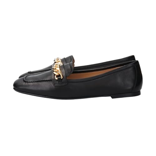 Fabio Rusconi Square Toe Chain Flat Loafers F41645 Women's Sizes 24.5cm-25.0cm