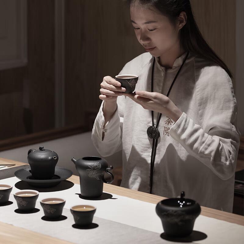 Edenus Chinese Ceramic Tea Set - Piaoyi Style