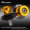 MotHeart M8 Swing Arm Bobbin for Ninja ZX-4RR 2023 Paddock Stand Shock Absorption Protective Slider Ninja Zx-4rr Parts (Gold)