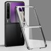 For Huawei Pura X Case Electroplating Transparent PC Phone Cover