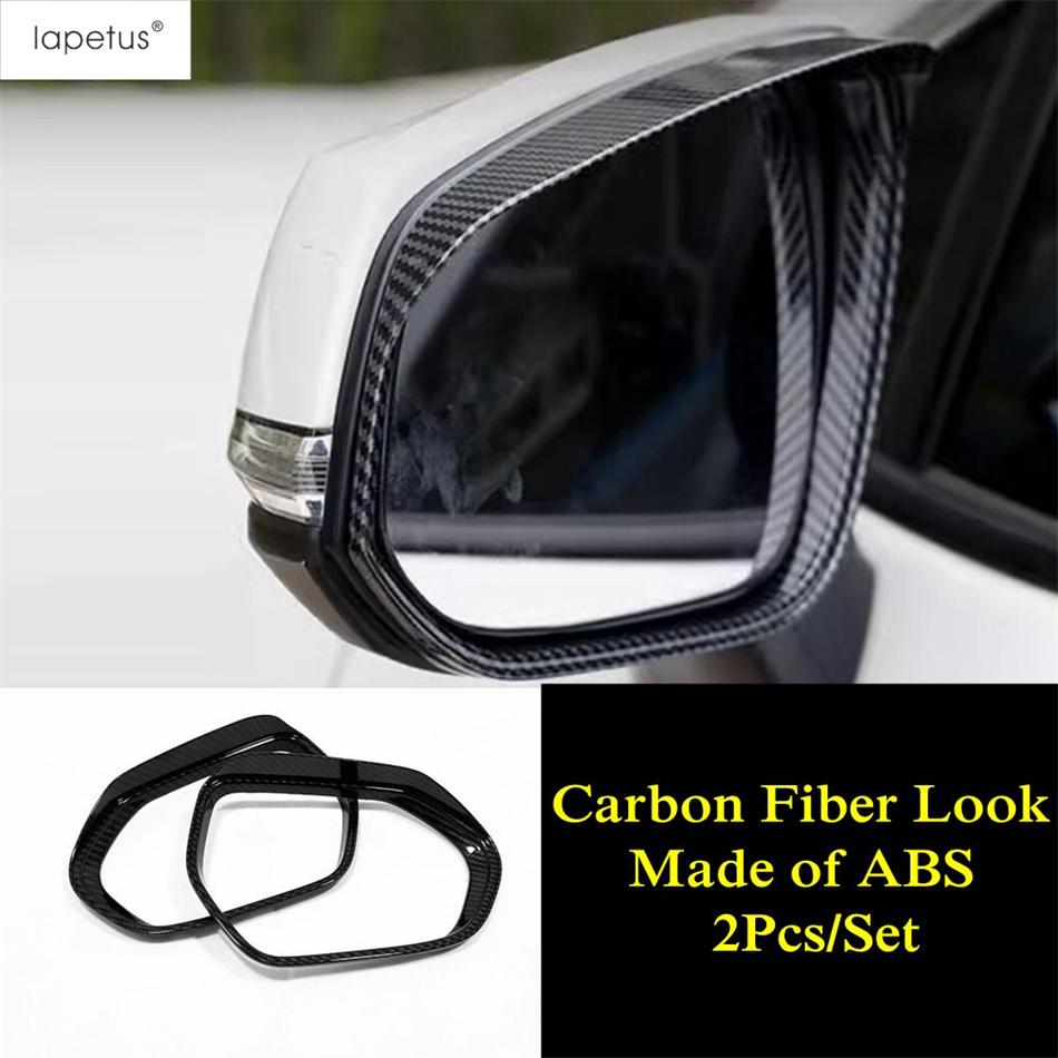 Car Rearview Mirror Rain Eyebrow Shade Rainproof Frame Decoration Cover Trim Accessories For Toyota Yaris Cross