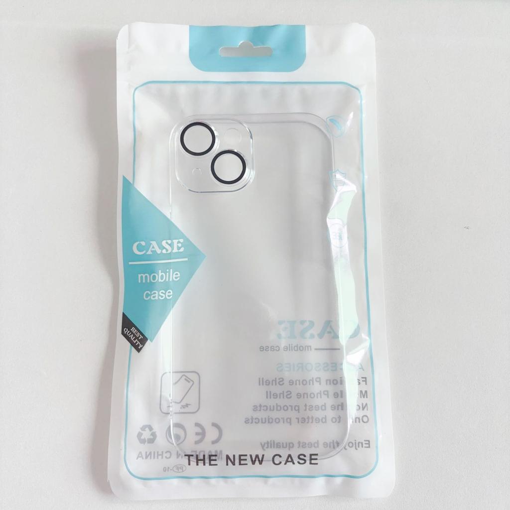 Comes with Lens Film for Apple 14promax Mobile Phone Case Transparent Hard Case IPhone 16 Protective Case