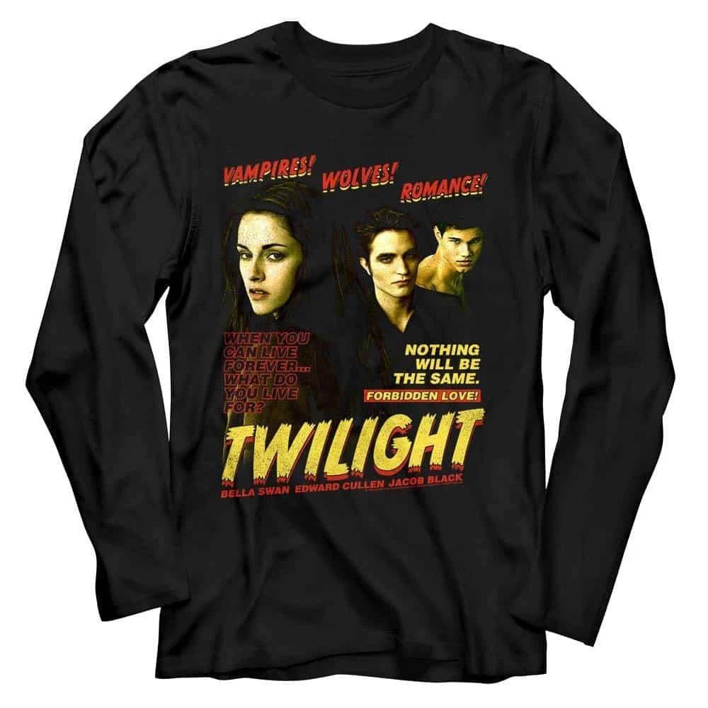 Twilight Vampire Wolves Romance Long Sleeve T Shirt XXXXL