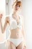 Swimwear Bikini Natural But Firm Up White [Sanai Paradise] Set, [Natural Bra], Non-wired Bikini, 55-53-3-1651,