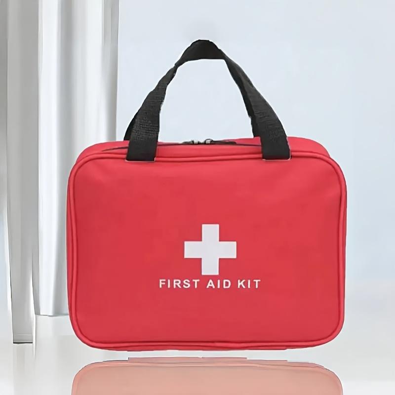 Red Portable Travel Multi-functional Bag with Handle, Zippered Organizer Bag, Lightweight Bag for Outdoor,travel,household