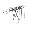 Mountain Bike Rear Cargo Rack Carrier Luggage Holder Back Seat Cycling Equipment Aluminum Alloy