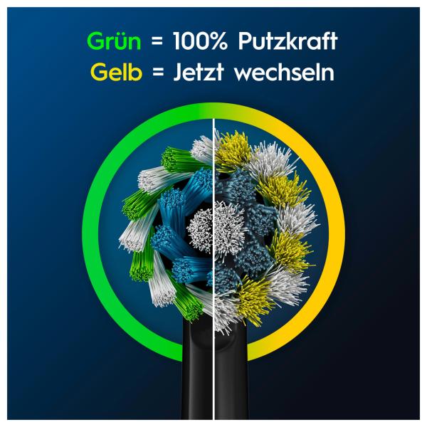 Oral-B Oral-B Replacement Toothbrush Head PRO Cross Action Black 6 Pcs