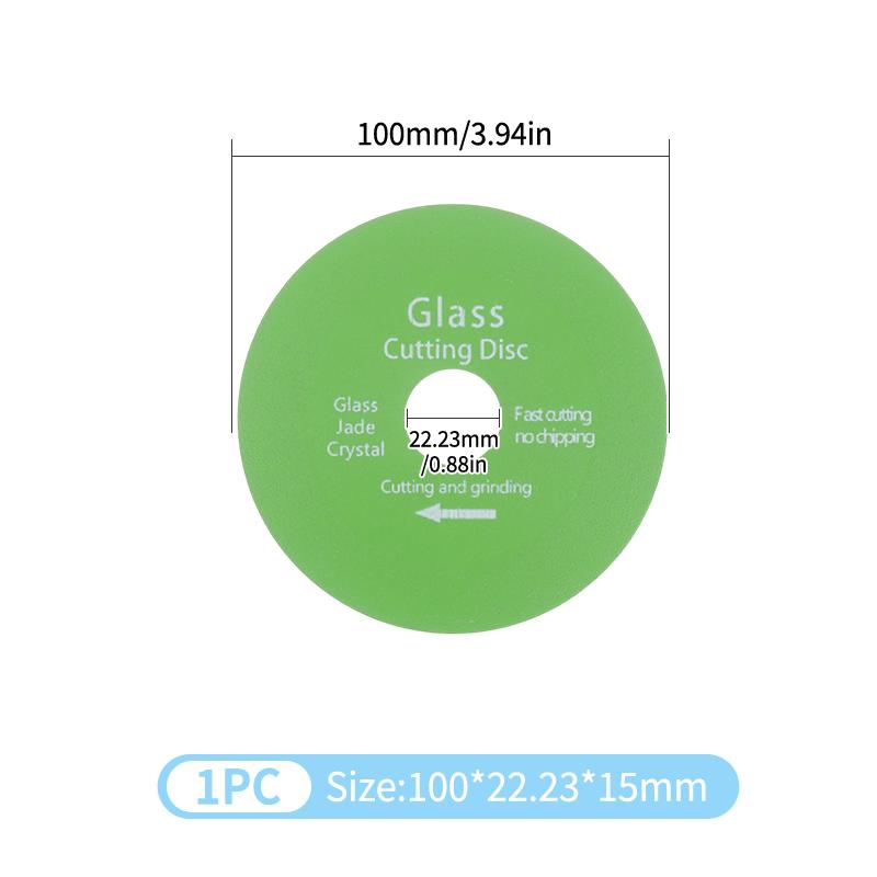 100/115/125mm Glass Cutting Disc Ultra-thin Saw Blade For Angle Grinder Machine Marble Ceramic Tile Polishing Grinding