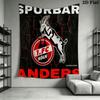 1. FC Köln Wall Hanging Printed Fabric Blanket Decorative Tapestries for Bedroom Living Room Home Decor