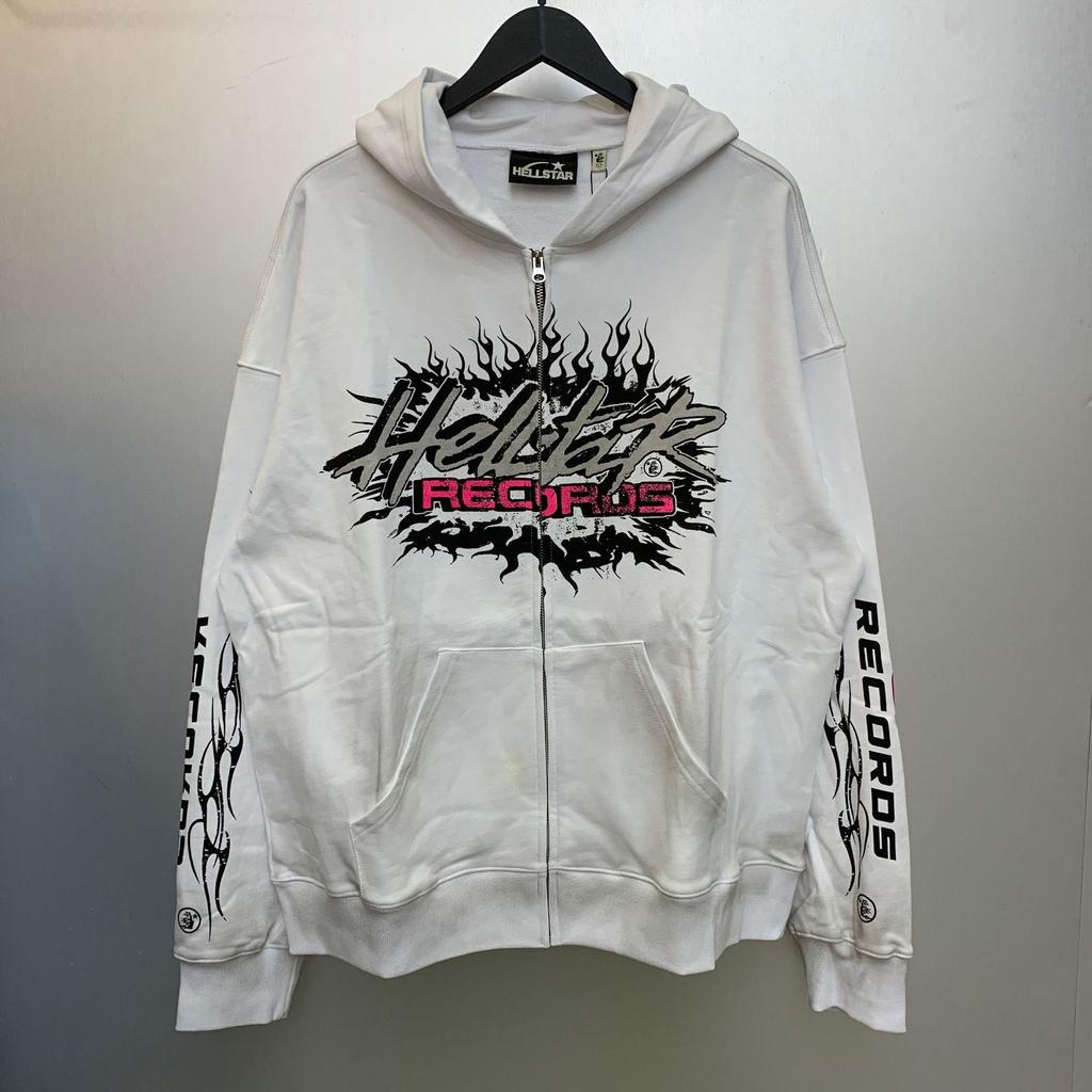 Hellstar FOG European Trendy Unisex Distressed Hoodie