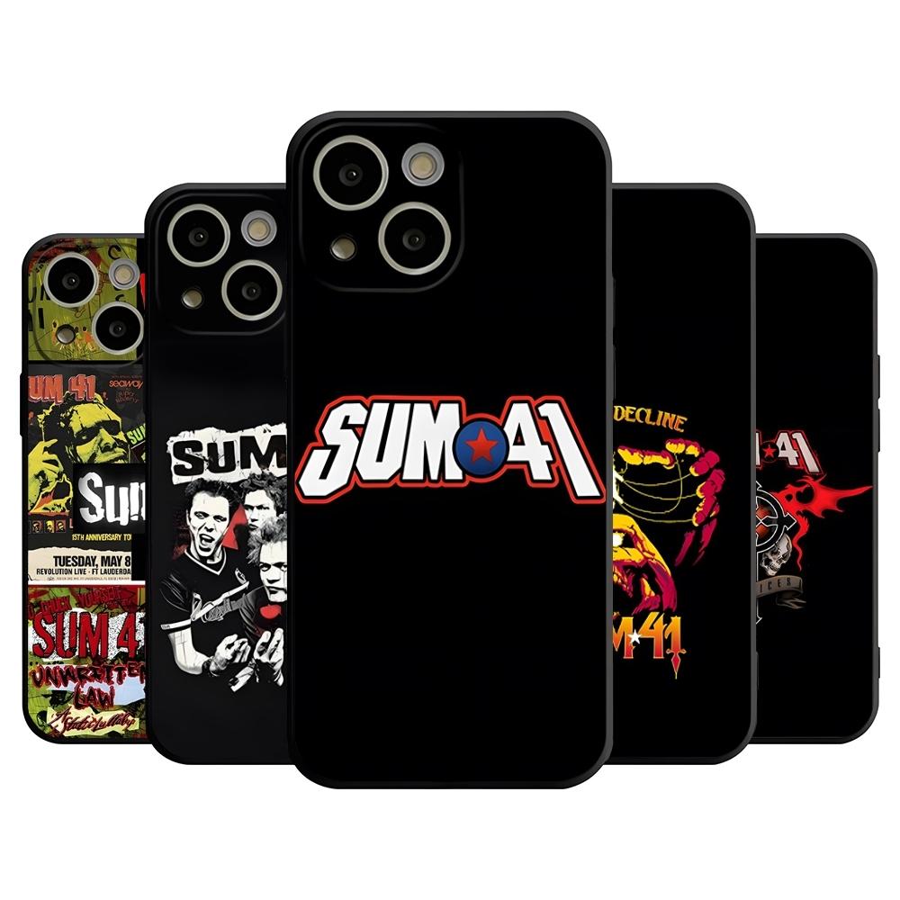 Hot Band S-sUM 41 Phone Case For 17 Pro Max For Iphone 14 16 Pro Max 12 15 11 13 Pro Xr X Xs 8 7 Plus Back Cover