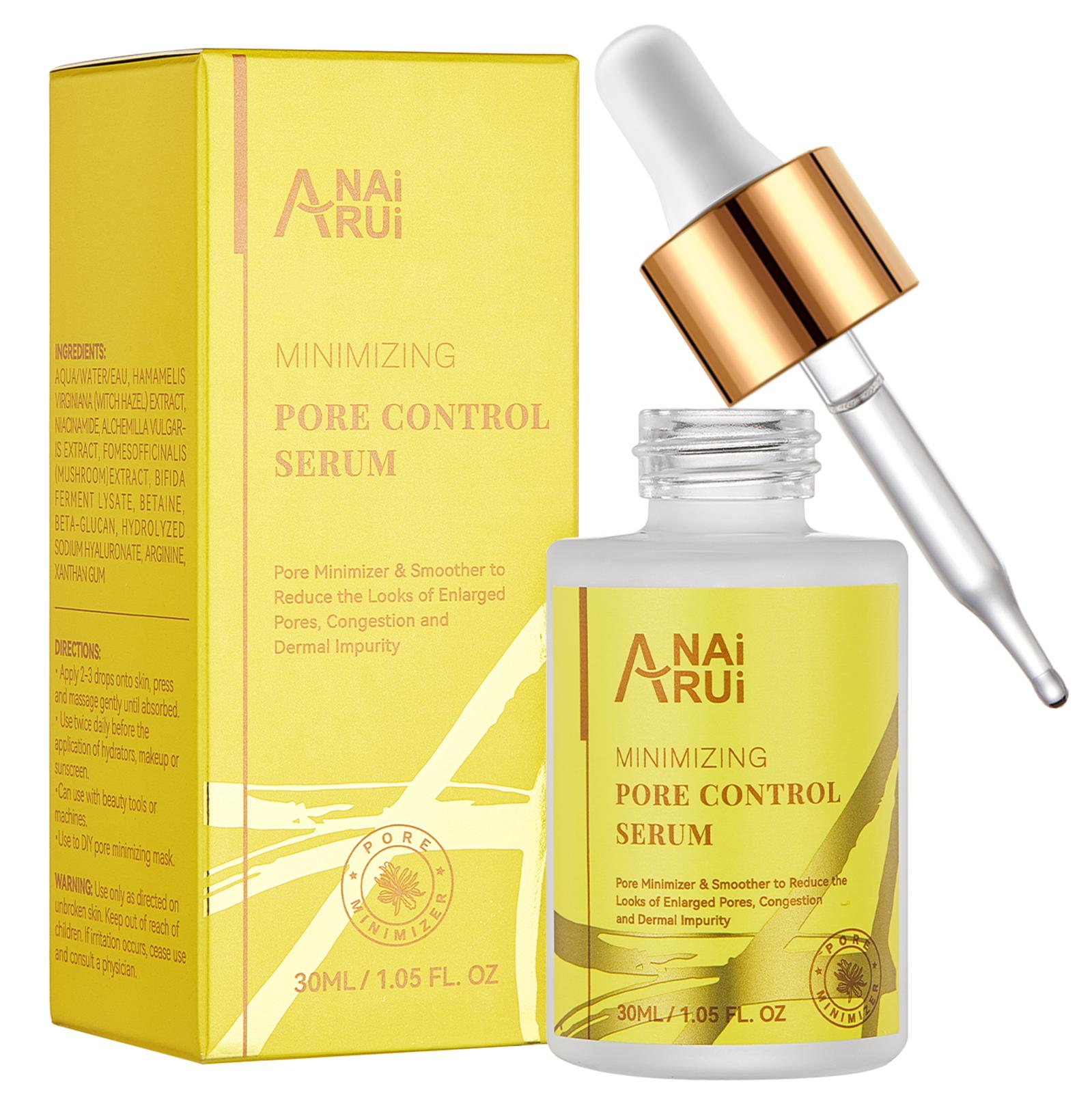 ANAiRUi Pore Refining Facial Serum, Oil Balancing Daily Skin Care 30ml