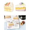 Lovely Cake Note Pad Simple Stickier Note Stickier Pad Sweet Station Series Stickier Note Memos Pad for Office Workers