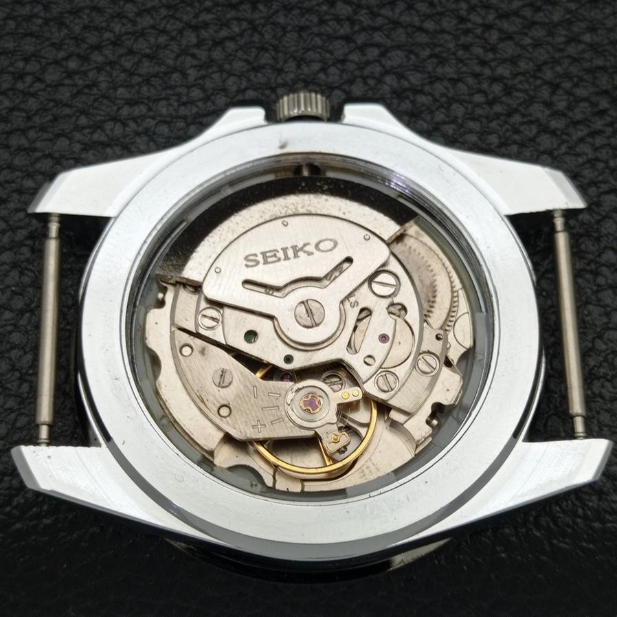 JAPAN SEIKO 5 HERRE AUTOMATISK 6309A OVERNYTTET BLACK DIAL WATCH a426510-2 RL-a426510