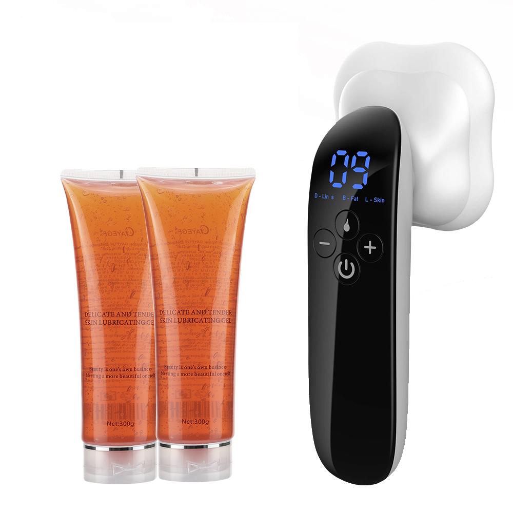 Electric Abdominal Massager for Belly Arms Legs Body Sculpting Machine Cellulite Remover Massager Conductive Gel Weight Loss Kit