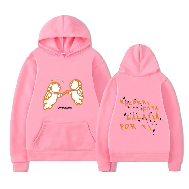 Fashion Printed Double Astronaut Hoodies Men Casual Long Sleeve Sweatshirts Women Casual Harajuku Streetwear Sudaderas