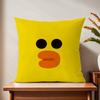 Cute Cartoon Art Duck Cushion Cover For Pillow Printing Sofa Decoration Home Car Room Coffee Shop Office Nordic Simplicity