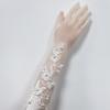 1Pairs Mesh Wedding Bridal Gloves Sexy Tulle Gloves New Bridal Gown Mittens  Party Dress