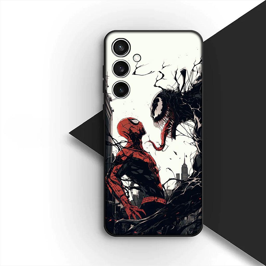 Phone Cover for OPPO A18 A16 A80 A40 A17 A15 A38 A78 A79 A54 A57 A58 A60 4G 5G Casing Soft Case Venom Marvel Spiderman Poster