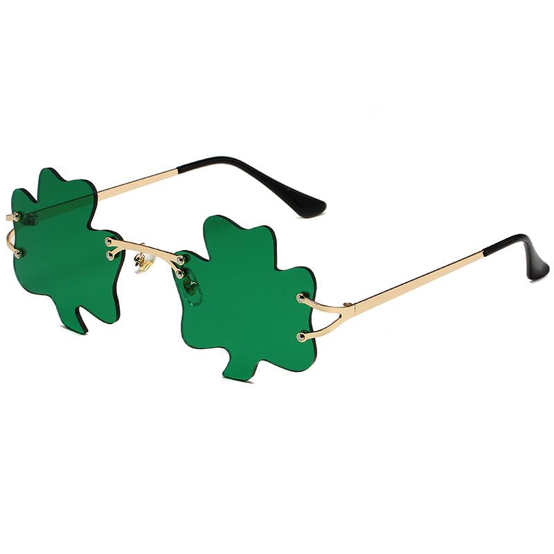 MGparty St. Patrick's Day Shamrock Glasses Irish Lucky Green Clover Sunglasses Saint Patricks Accessories Party Favor
