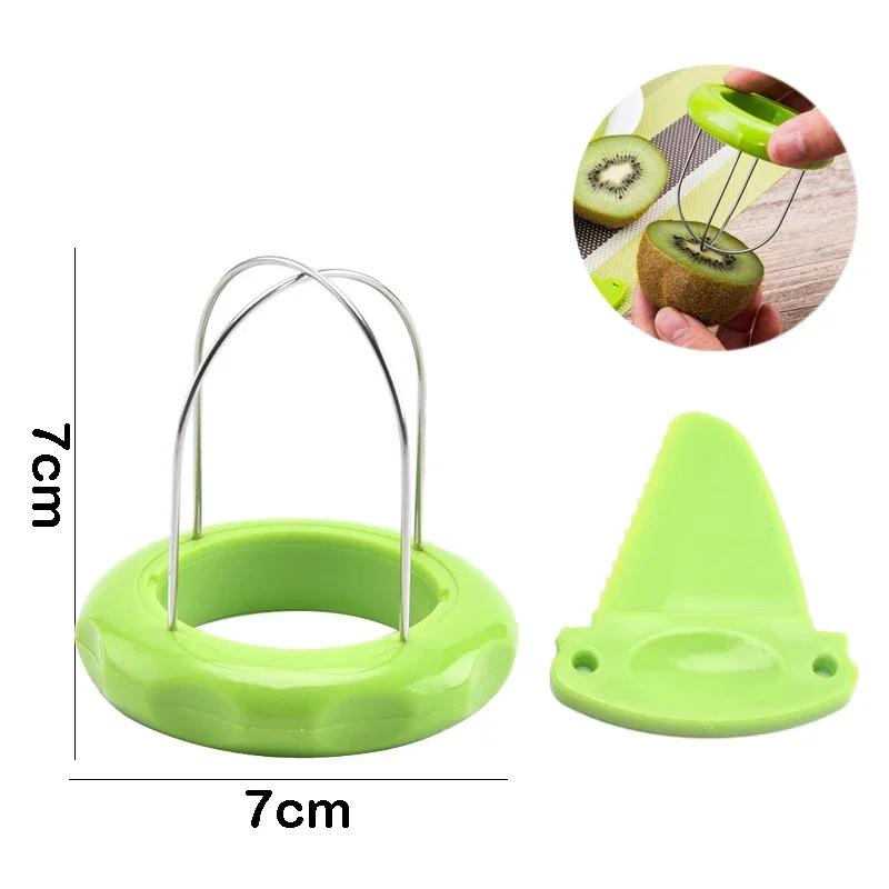 1PC Creative Fruit Cutting Knife Kiwi Cutter Avocado Cutter Fruit Salad Cooking Tools Kitchen Gadgets Cutting Accessories