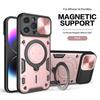 360° rotace s magnetickým kroužkem, stojánek, ochrana objektivu, pancéřové pouzdro pro iPhone 15 14Plus 13 12 11Pro Max pro Samsung S24 S23 S22 S21 S20 Ultra Plus A05 A14 A54