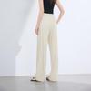 Sancai 2025 Summer Elastic High-Waist Slim Straight-Leg Casual Pants