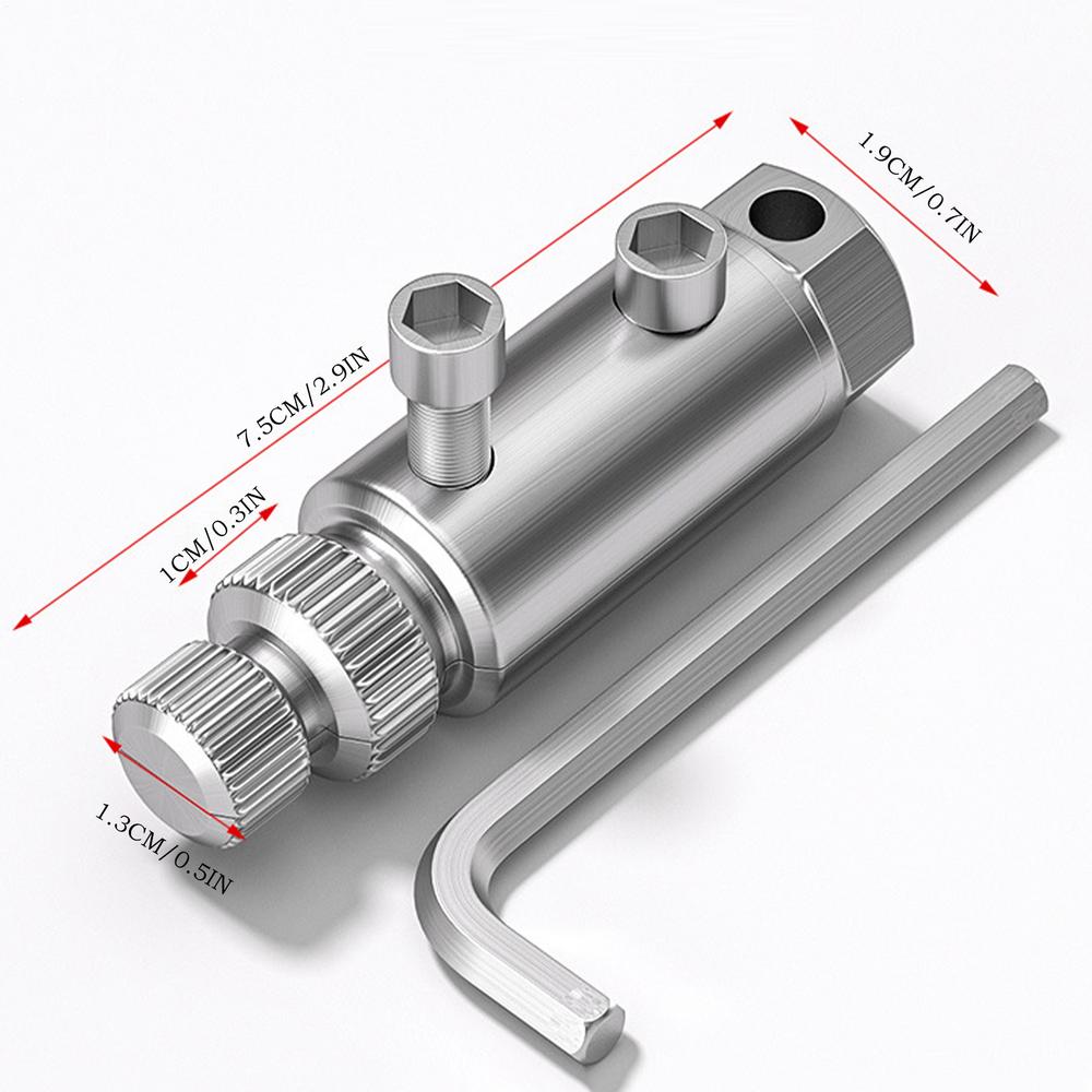 Carbon Steel Broken Wire Extractor Threading Tools Tap Screw Remover Water-tap Angle Valve Repair for 4/6 Points Bolt Extractor