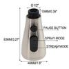 Spray Shower Head Setting Spare Tap Sprayer Brushed 1/2" Connection For Attaching To Flexible Pull Out Hose Spout Kitchen Faucet