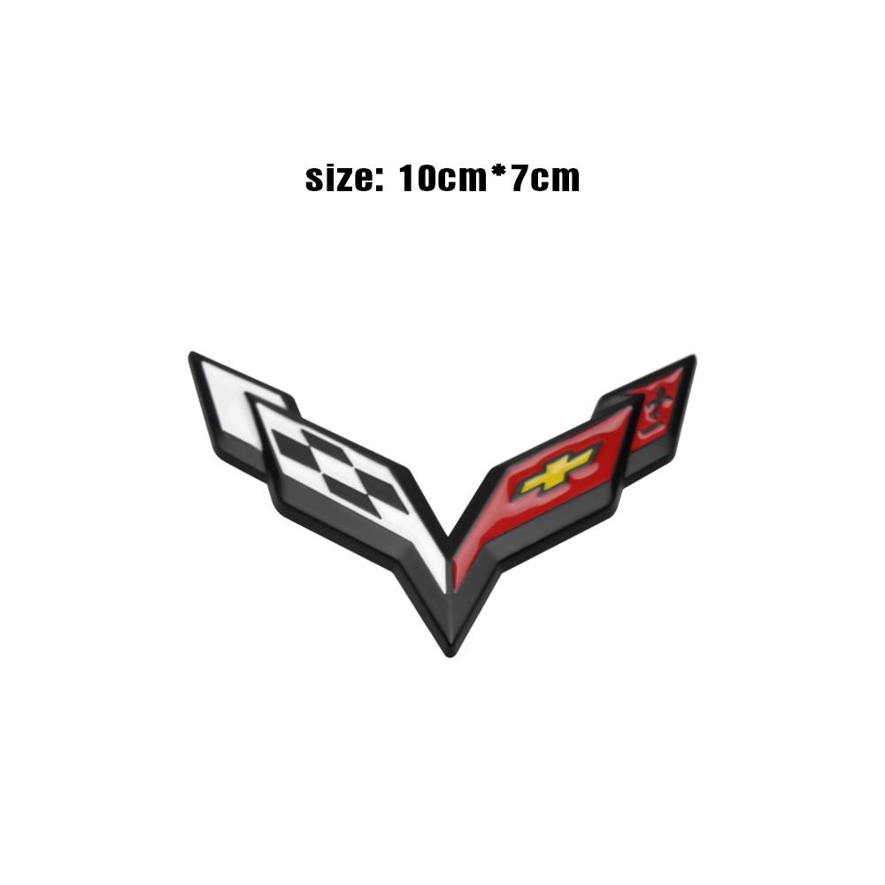 3D Metal Car Side Body Fender Sticker Wing Shape Decor Decal For Chevrolet SS Camaro Aveo Niva Captiva Cruze Malibu Captiva Trax