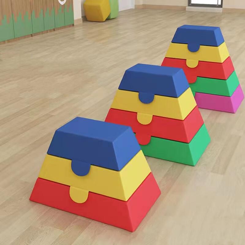 Junshi Kids Adjustable Soft Gymnastics Vaulting Horse