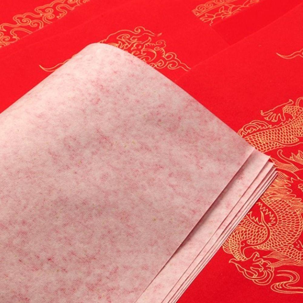 Phoenix Good Luck Chinese Rice Paper New Year Red Xuan Paper Home Decoration Calligraphy Paper