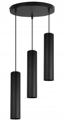 LAMPE À SUSPENDRE AU PLAFOND MODERNE LAMPE LED NOIRE