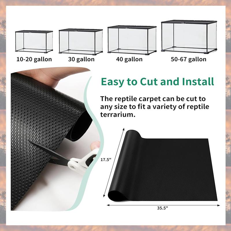 2025 Trend Reptile Mat,Reptile Terrarium Substrate Liner For Leopard Gecko, Lizard,Snake,Tortoise,Reptile Flooring