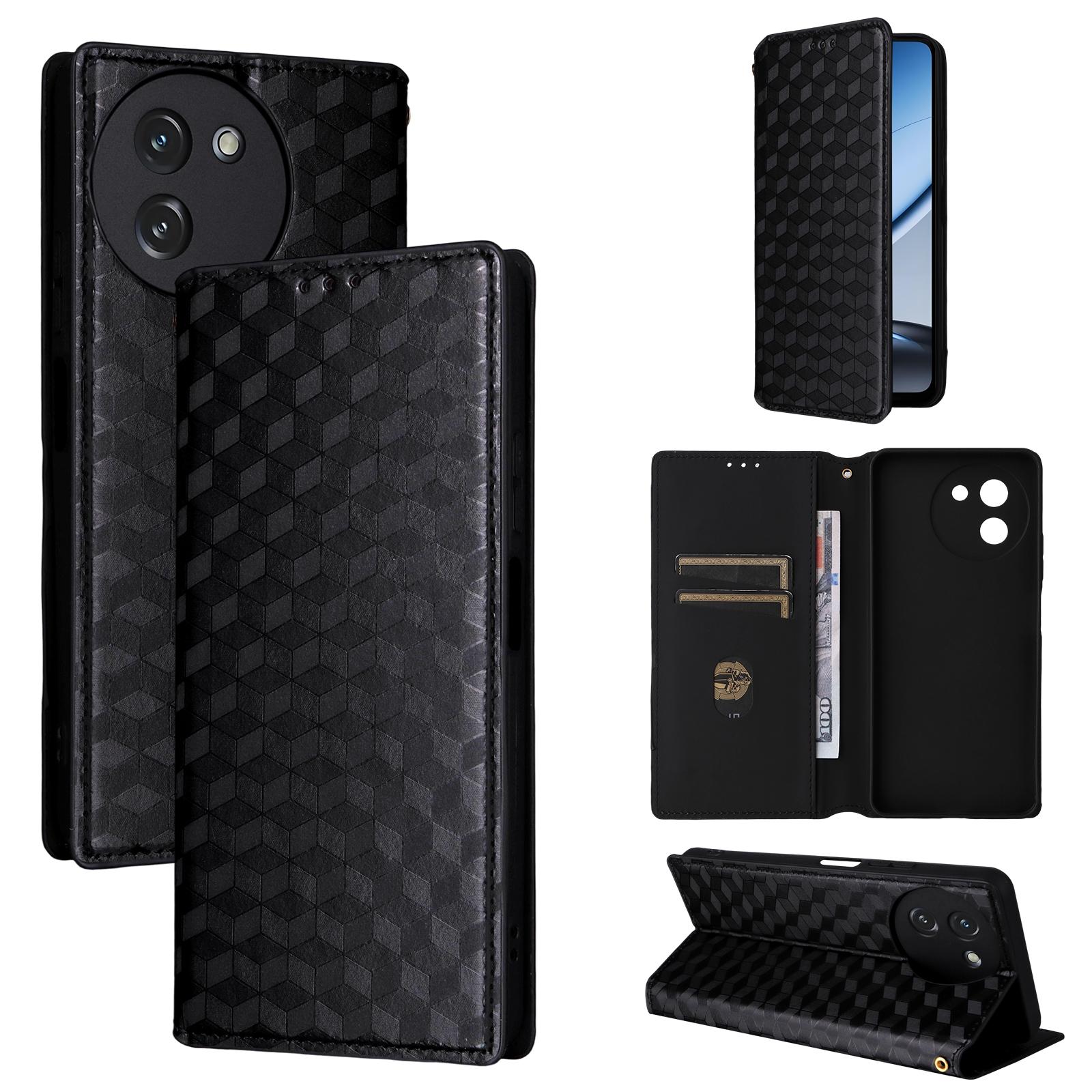 

Чохол-книжка для Doogee Note 59/Note 59 Pro з PU шкіри, захист всього корпусу з [блокуванням RFID], протиударний, міцний, ретро чохол для телефону Doogee Note59/Note 59 Pro чорний
