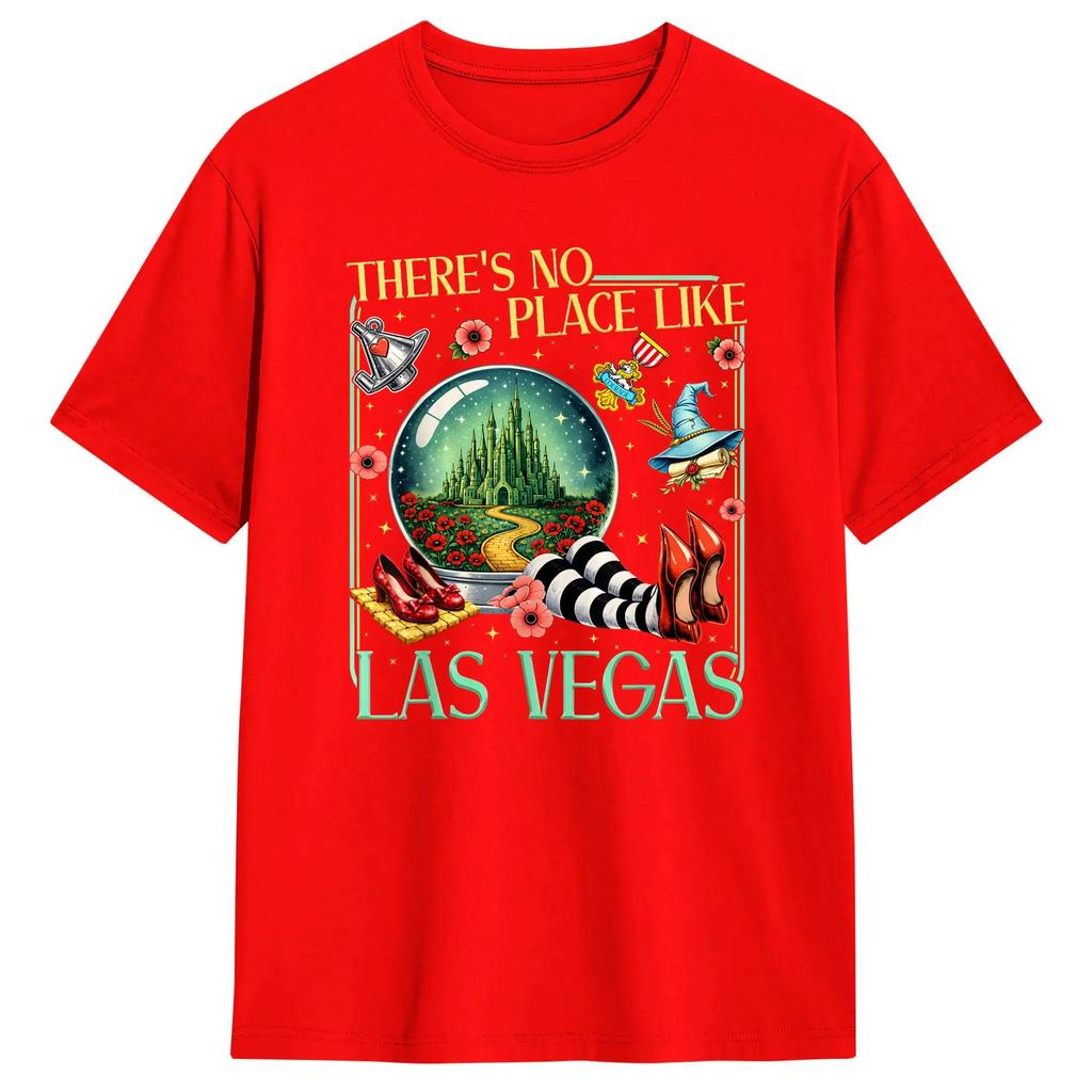 Yellow Brick Road Tee Wicked Off To See Wizard Unisexs T Shirts Leisure Tee Shirt Short Sleeve Round Collar Tshirt Cotton Clothes