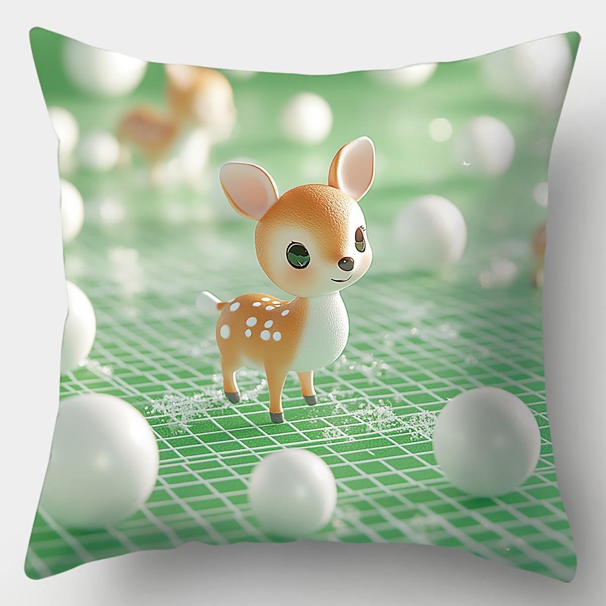 

Домашний Декор Рождественские Милые Существа Наволочки с Узором Подушка Чехол Подходит Для Дивана Спальни Автомобиля Наволочка 40x40cm