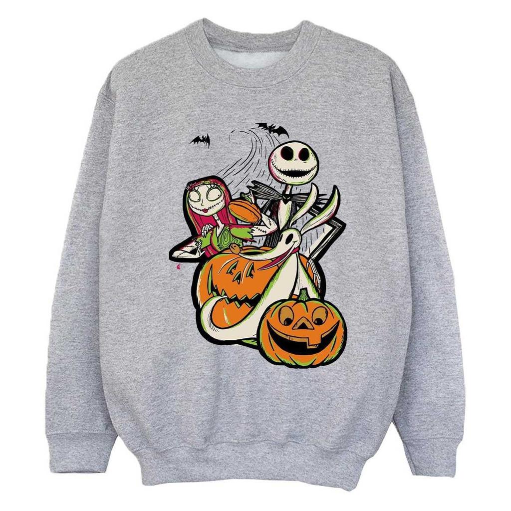 The Nightmare Before Christmas Girls Pumpkin Sweatshirt
