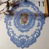 Classic Style Lace Placemat Embroidered Table Surface Cloth Dining Room Decorative Table Furniture Mats Party Wedding Antique Coffee Coasters