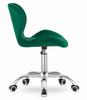 AVOLA Velvet Swivel Chair - Green
