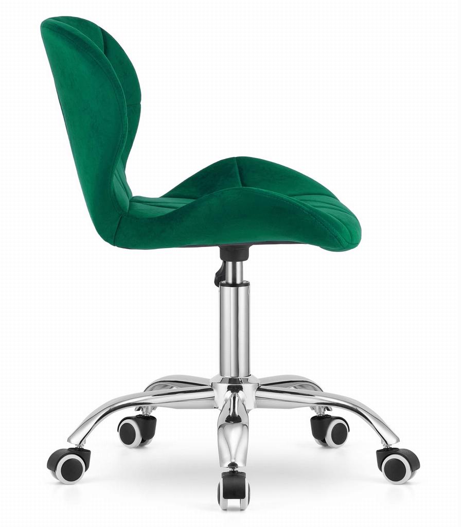 AVOLA Velvet Swivel Chair - Green