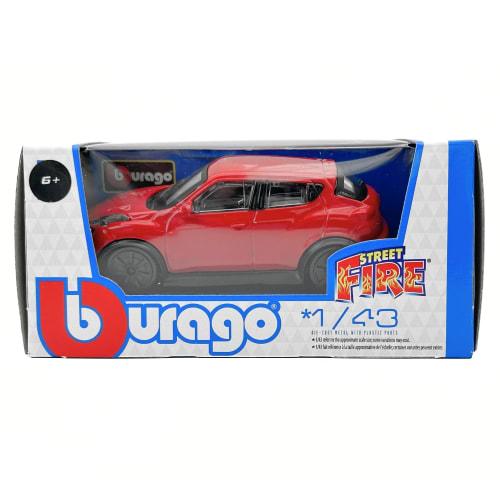Bburago 1/43 Scale Nissan Juke-R Red Diecast Model Car, Finished Product, 18-30136 RE