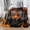 1pc Creative Roaring Tiger Blanket Soft Throw for Home Decor, Gift Idea, All Seasons Use .K026