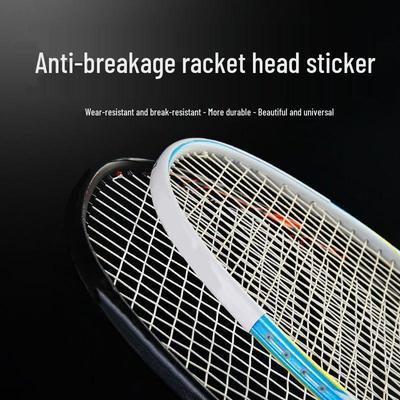 Badminton Racket Protective Edge & String Sticker - Wear-Resistant, Thickened Anti-Paint Loss Film